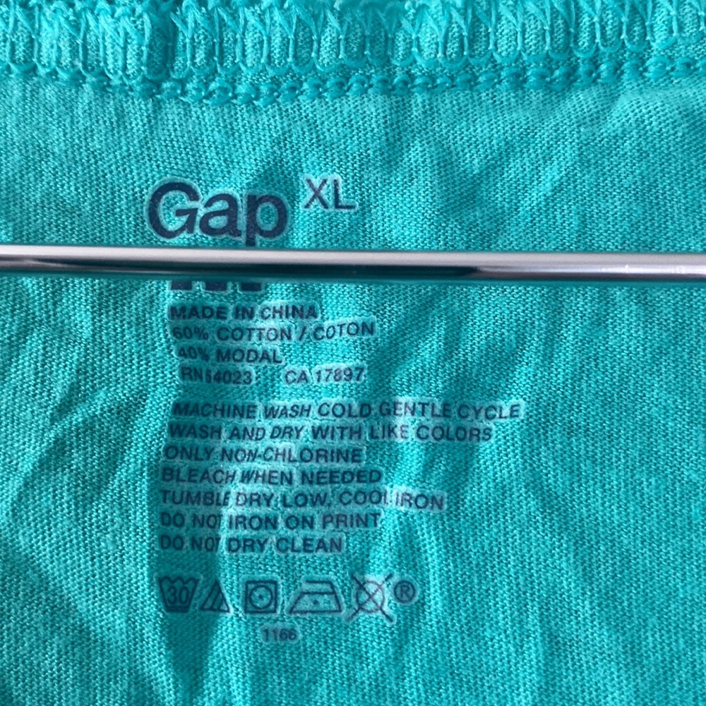 3 For 15🎈GAP Ruffled Neck T Shirt XL - Picture 2 of 4